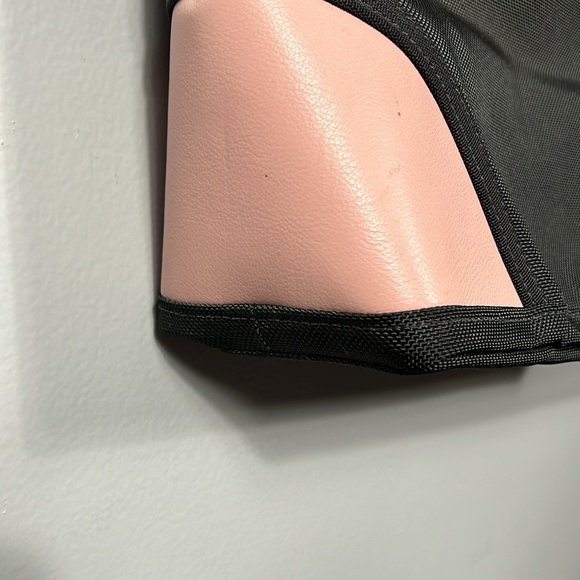 Waterfield by sfdesigns canvas & leather pink black laptop shoulder bag - Picture 10 of 17